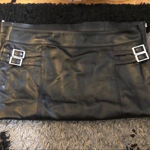 Cool Daniel leather skirt